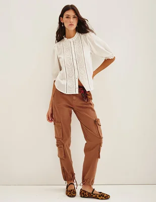 Blusa rapsodia manga 3/4 para mujer