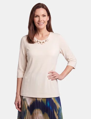 Blusa vitos idris manga corta para mujer