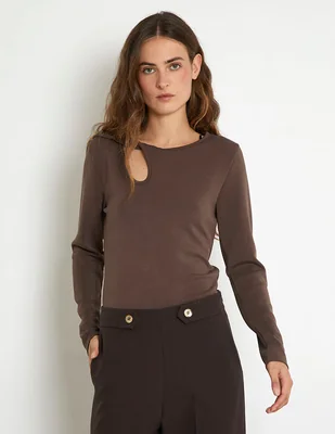Blusa Trucco manga larga para mujer