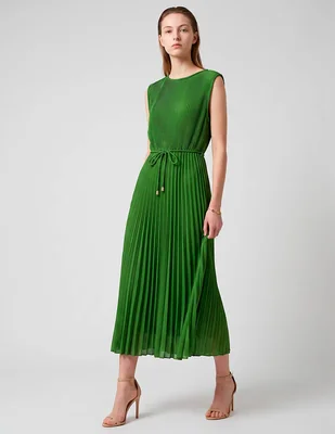 Vestido midi casual maison 123 para mujer