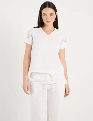 Blusa Petite Studio manga corta para mujer