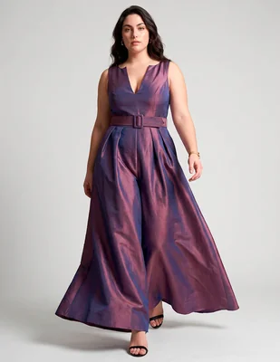 Vestido Maxi de Fiesta The Pattern Escote Medio