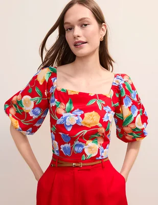Blusa Ann Taylor de algodón para mujer