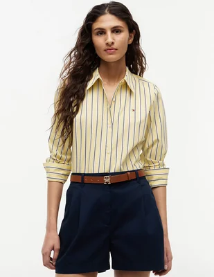 Blusa Tommy manga larga para mujer