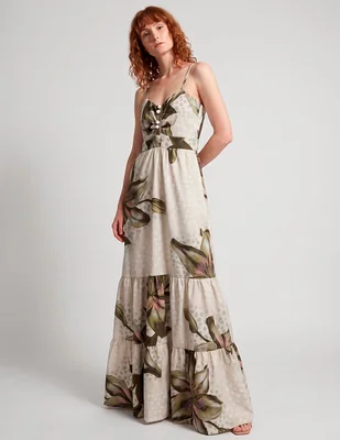 Vestido maxi casual simona para mujer