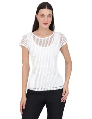 Blusa Duplan manga corta para mujer