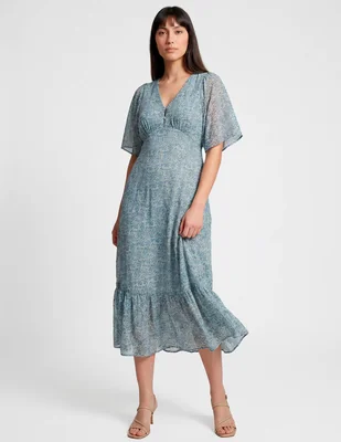Vestido midi casual maison 123 para mujer