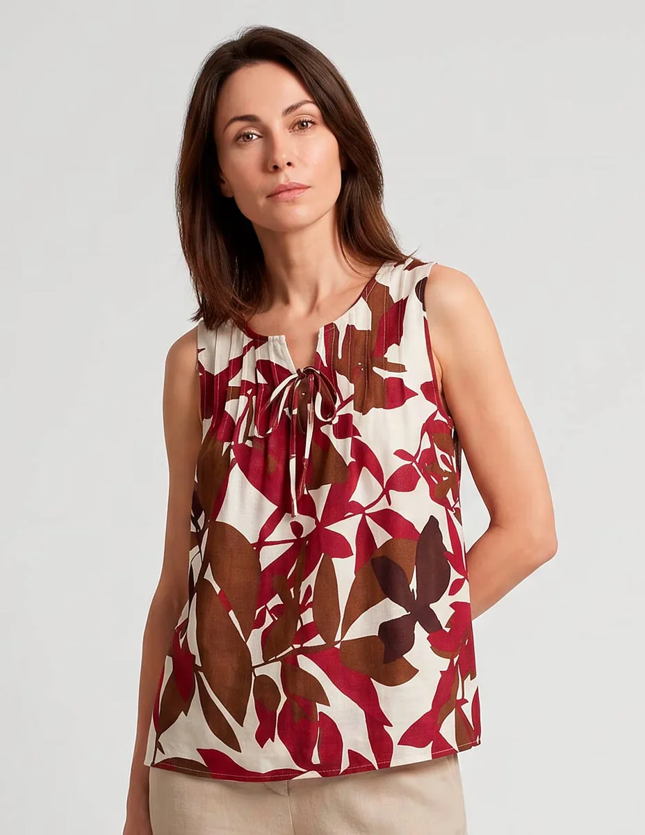 Blusa talbots sin manga para mujer