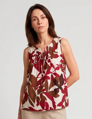 Blusa talbots sin manga para mujer