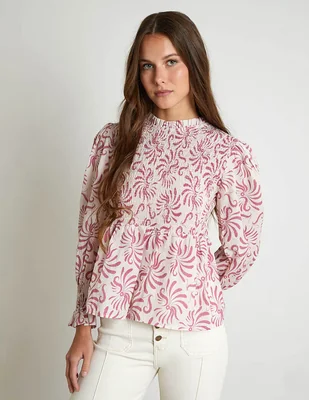 Blusa trucco manga larga para mujer