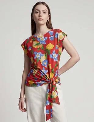 Blusa Ann Taylor de algodón para mujer