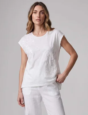 BLUSA CHICO'S 570413374 LISO REGULAR