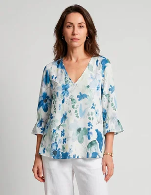 Blusa Damaia Atelier manga 3/4 para mujer