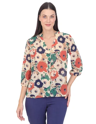 Blusa duplan grupo torrent manga 3/4 para mujer