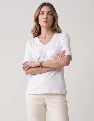 BLUSA CHICO'S 570413457 GRÁFICO REGULAR