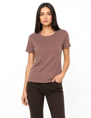 Blusa Foley's manga corta para mujer