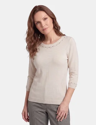Blusa vitos siofra 1 manga 3/4 para mujer