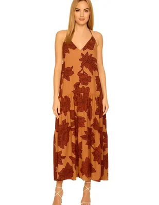 Vestido largo casual J&B Rosso para mujer