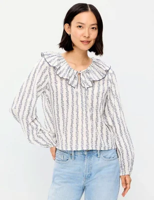 Blusa old navy manga larga para mujer