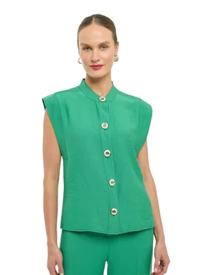 Blusa Nine West sin manga para mujer