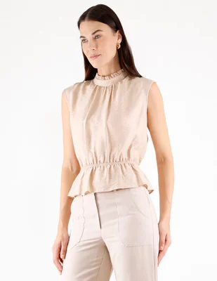 Blusa trinity manga corta para mujer