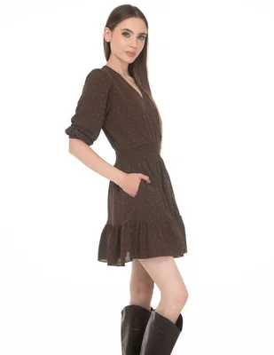 Vestido corto casual lvyou para mujer