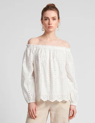 Blusa Kur.Kuma manga larga para mujer
