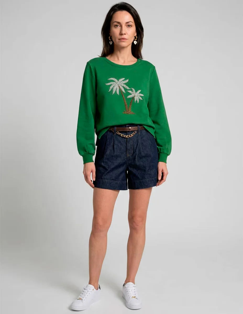 Blusa manga larga para mujer