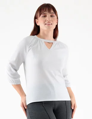 Blusa Margaret manga 3/4 para mujer