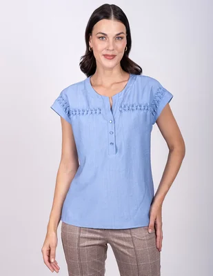 Blusa Delirium manga corta para mujer