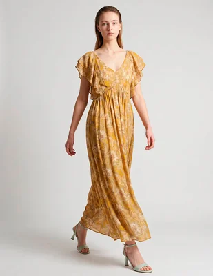 Vestido maxi casual maison 123 para mujer