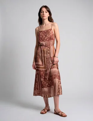 Vestido midi casual scotch & soda para mujer
