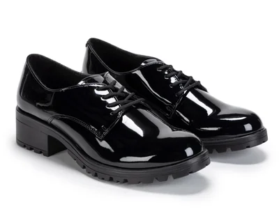 Zapatos Escolares Up & Down Negros para Mujer