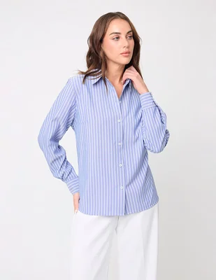 Blusa Linea Pura manga larga para mujer