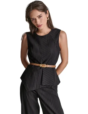 Blusa BCBG sin manga para mujer