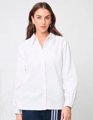 Blusa Linea Pura manga larga para mujer