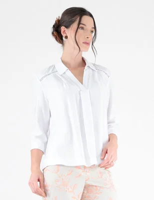 Blusa Margaret manga 3/4 para mujer