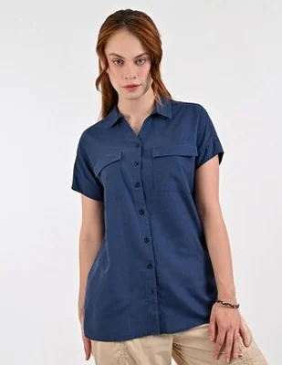 Blusa Supply manga corta para mujer