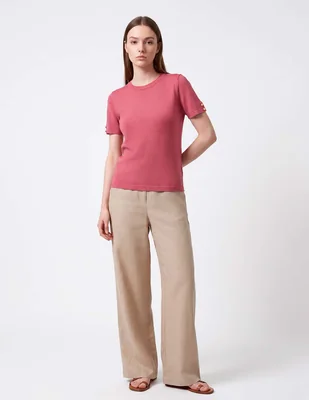 Blusa Petite Studio cuello redondo