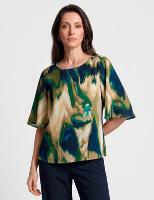 Blusa vitos idris manga corta para mujer