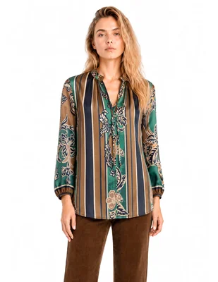 Blusa foley's manga 3/4 para mujer