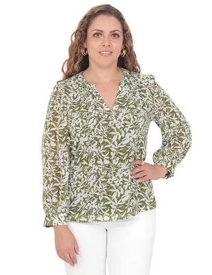 Blusa duplan petite grupo orlando manga 3/4 para mujer