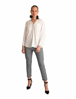 Blusa Ferrioni manga 3/4 para mujer