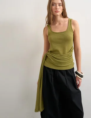 Top topshop cuello cuadrado escote cuadrado tirante ancho