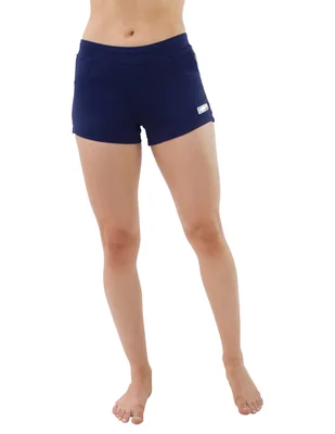 Shorty bikini sunskin estampado gráfico a la cintura para mujer
