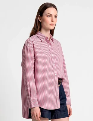 Blusa tommy plus manga larga para mujer