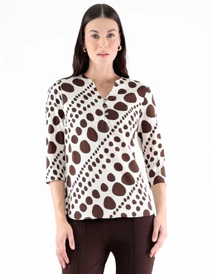 Blusa trinity coleccion manga corta para mujer