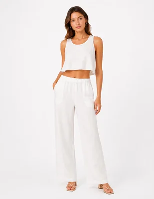 Blusa de playa salty weekend sin manga para mujer