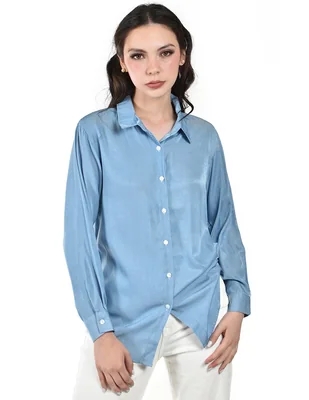 Blusa Roman Fashion manga larga para mujer