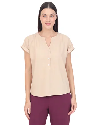 Blusa duplan grupo niza manga corta para mujer